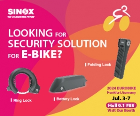 Sinox to Showcase Latest E-bike Security System at Eurobike 2024