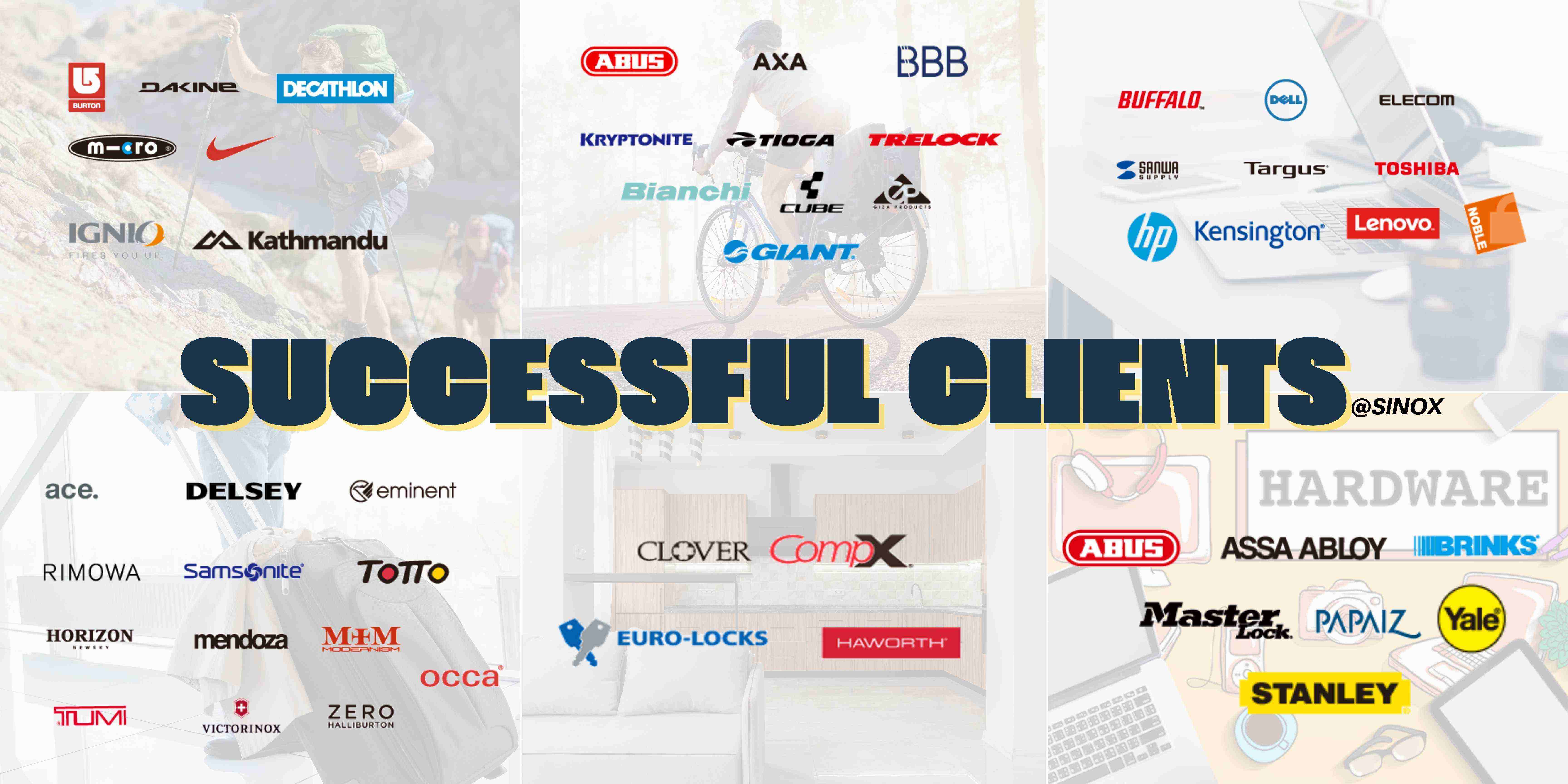 Sinox Global Clients in Various Fields