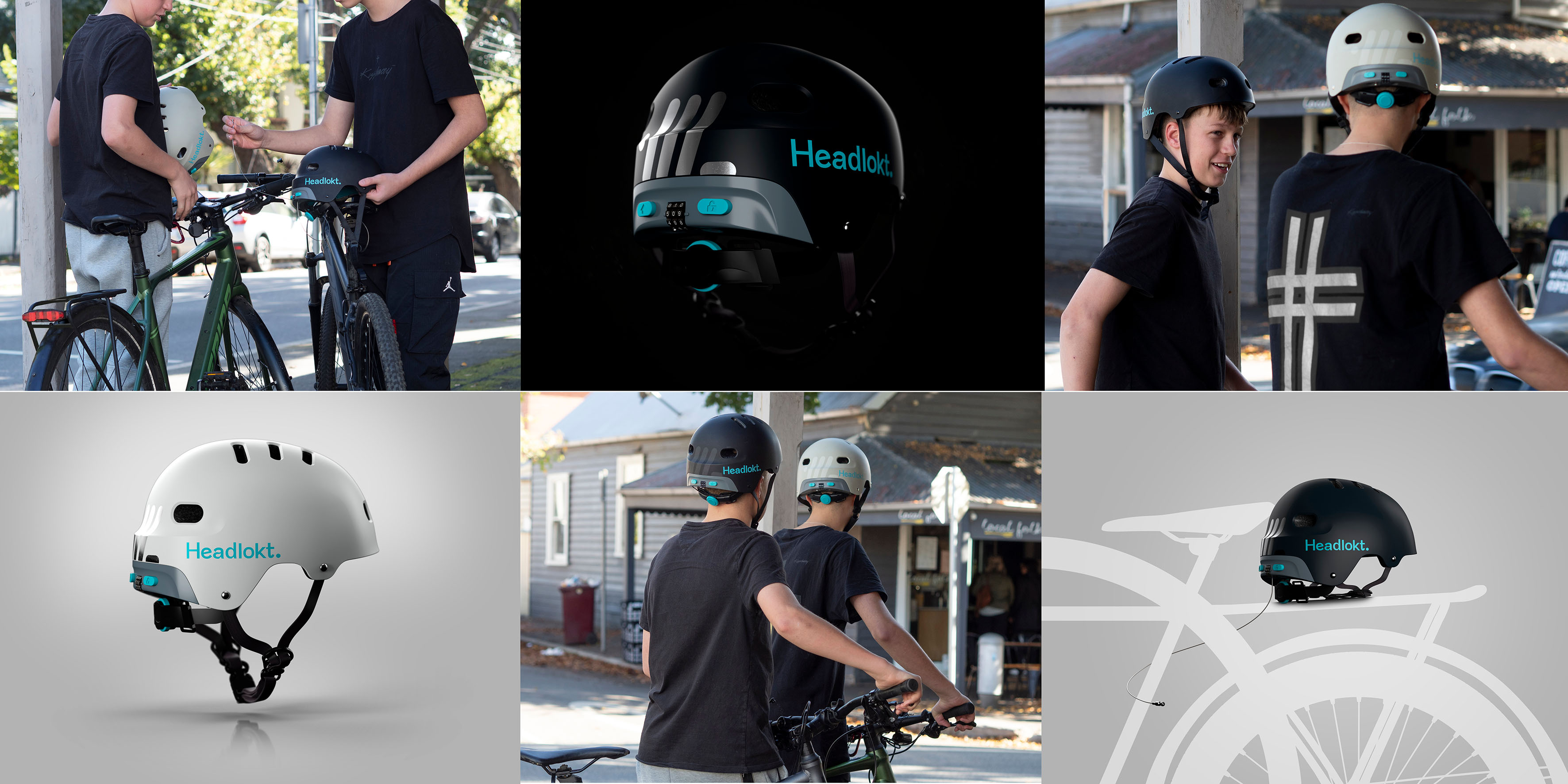 Headlokt : Innovative Outdoor Helmet equipped with Sinox Integrated Retractable Cable Lock