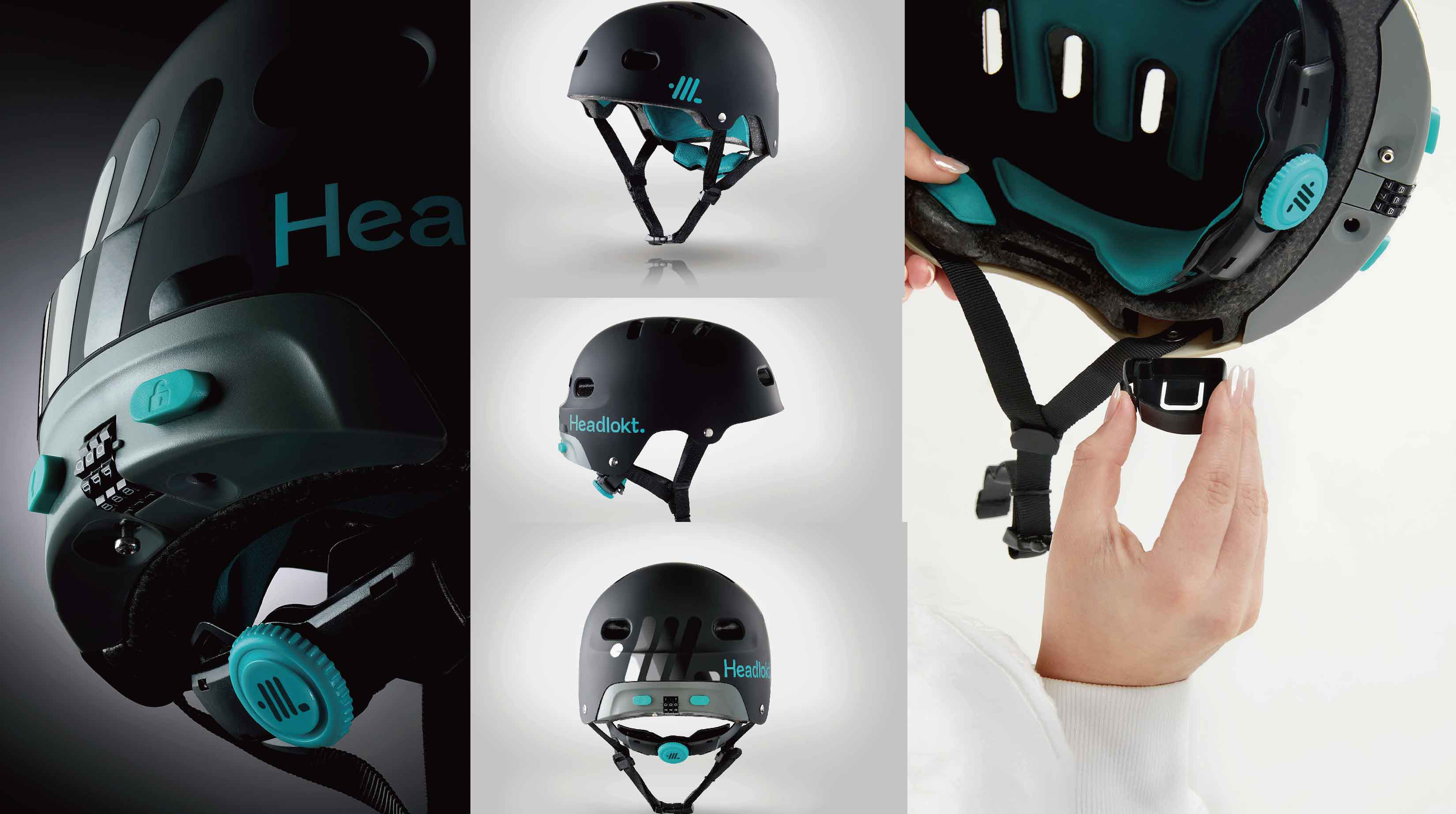 Headlokt : Innovative Outdoor Helmet equipped with Sinox Integrated Retractable Cable Lock