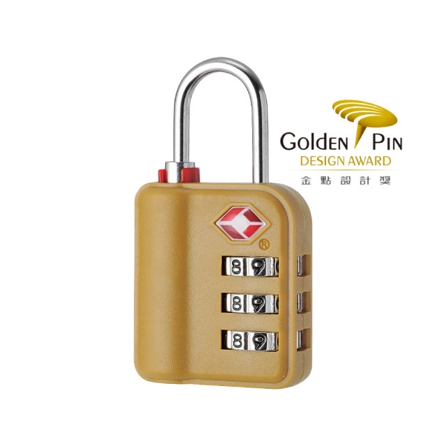 PL0383 TSA Padlock (Yellow)