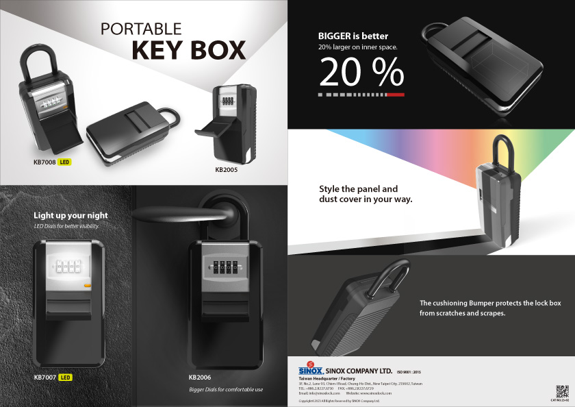 DM of Sinox New Series Key Storage Security Boxes