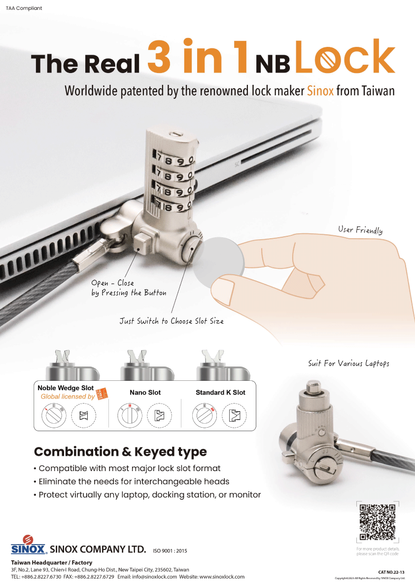 SINOX 3-IN-1 Universal NB Locks