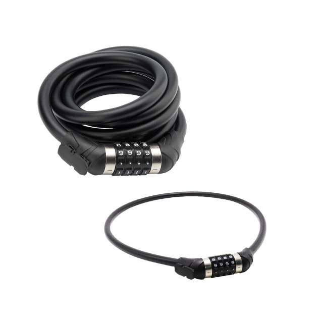 WL0654 Bike Combination Coil Cable Lock